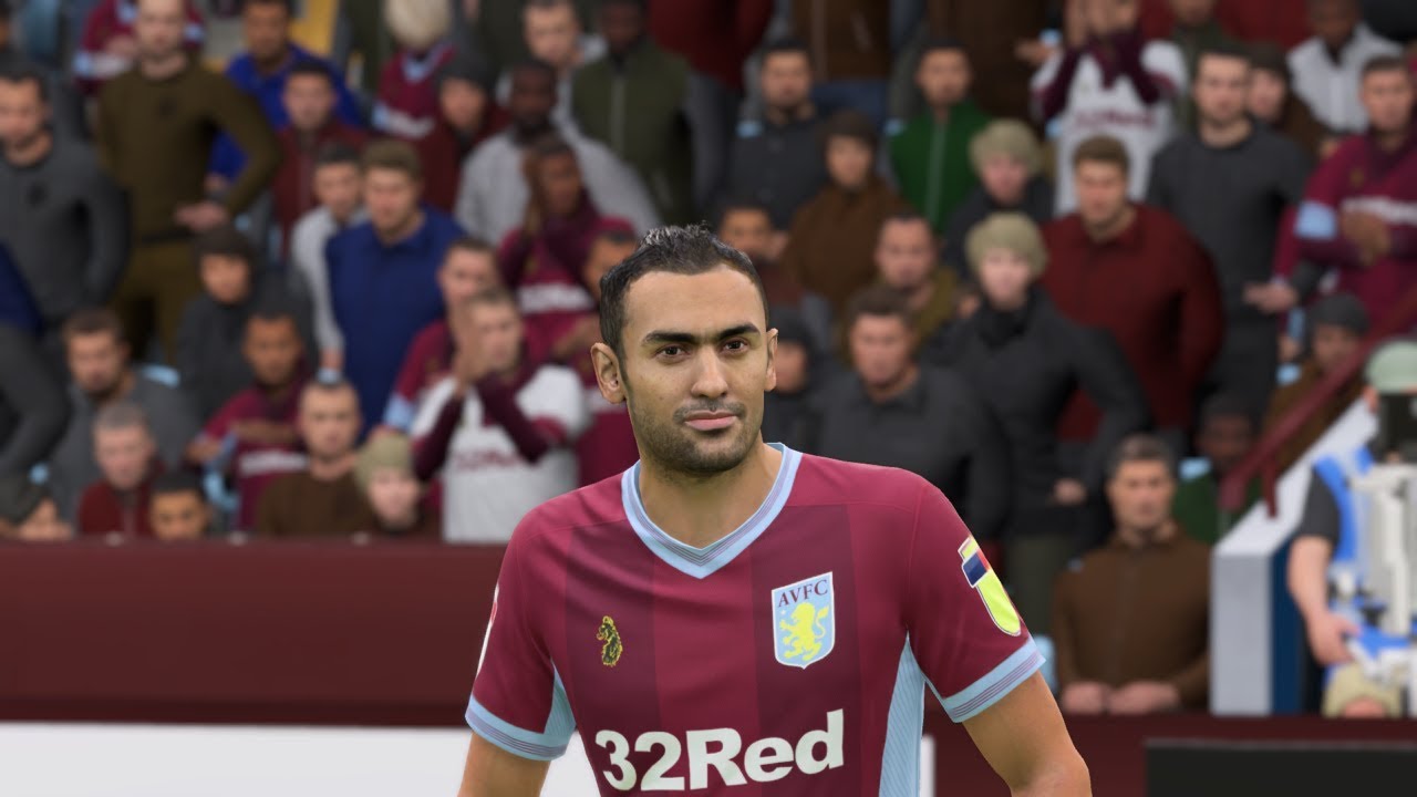 FIFA 19 Aston Villa Player Faces