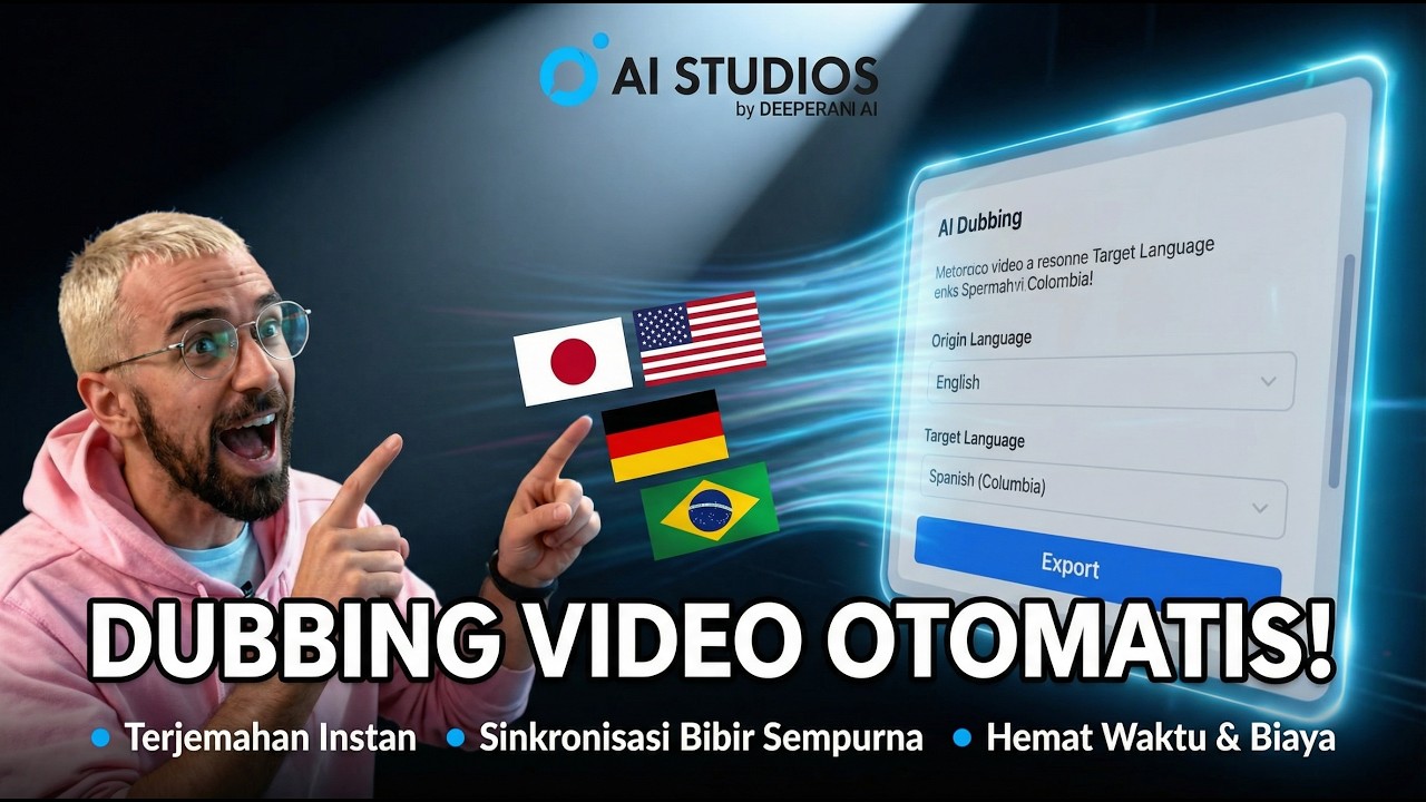 Dubbing Video Otomatis: Rahasia Konten Go Global Tanpa Biaya Mahal