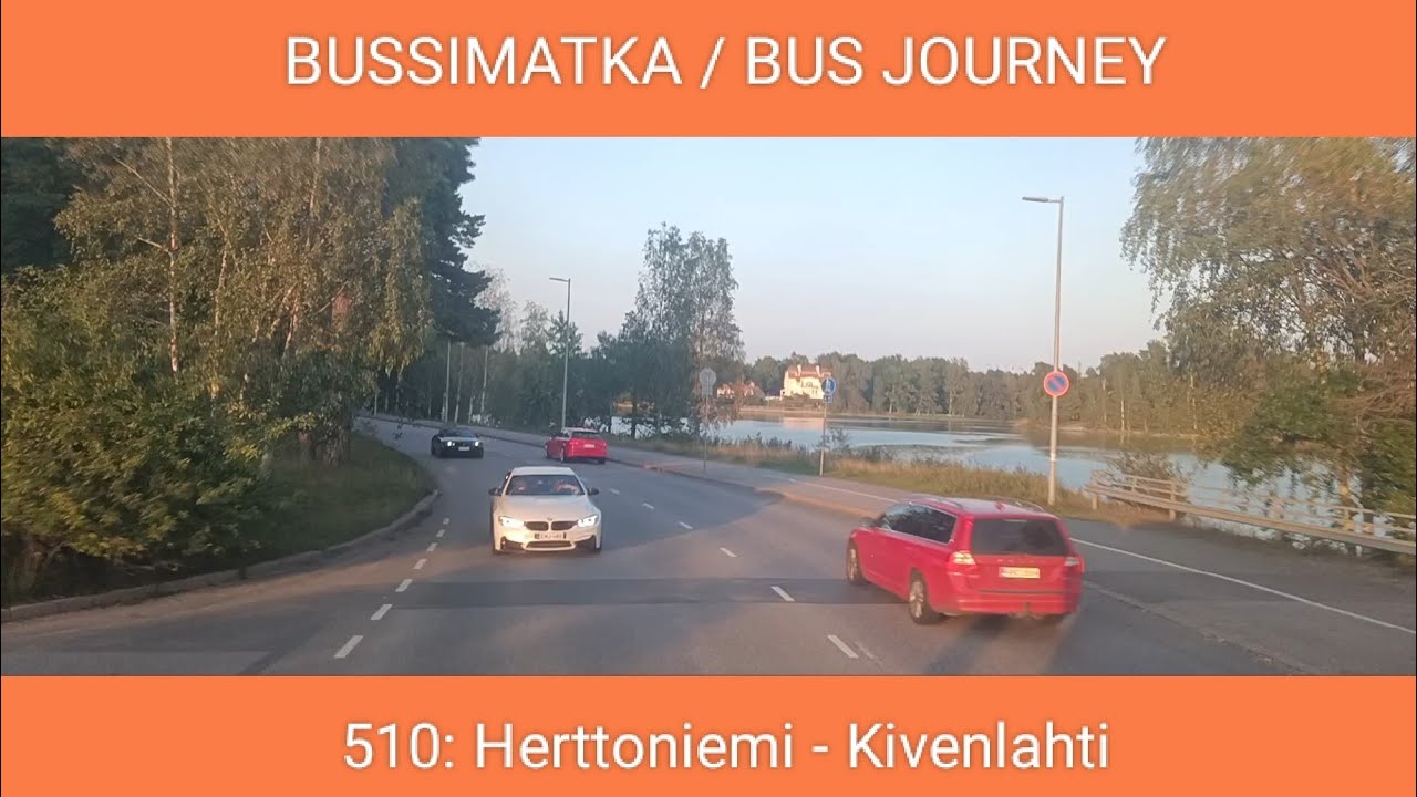 🇫🇮 BUS JOURNEY | HSL HRT (Helsinki) 510: Herttoniemi - Kivenlahti