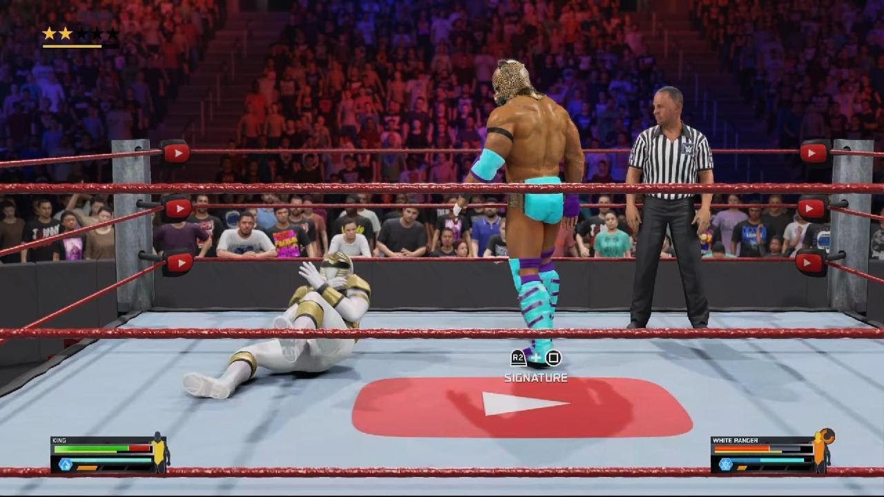 WWE 2K25 - YouTube championship tournament Match Part 2
