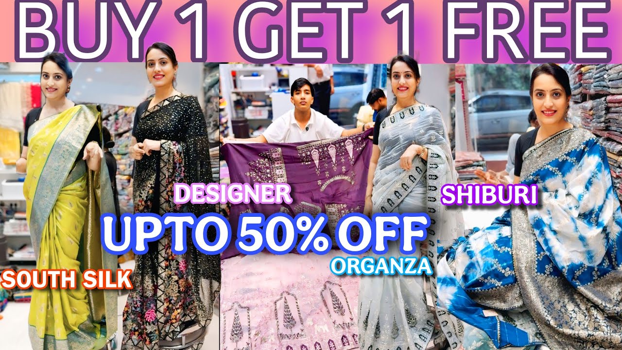 BIGGEST SAREE SALE IN DADAR – FESTIVE OFFER CHEAPEST SAREE MARKET MUMBAI Paithani, Bandhani, Patola