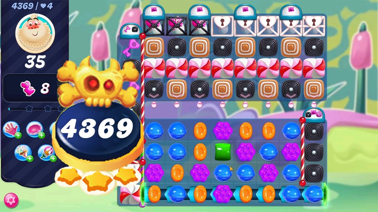 Candy Crush Saga level 4369 (NO BOOSTERS) || Nightmarishly Hard Level || 3 Stars 🌟🌟🌟