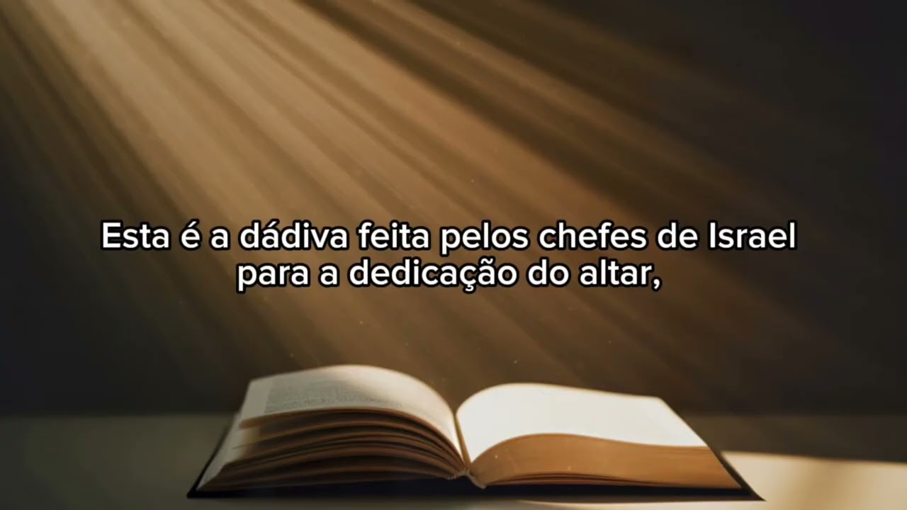 Dia 43/365 – Números 7–9 | Bíblia Narrada + Oração