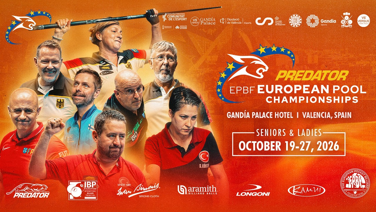 T3 ▸ 🇪🇸 PREDATOR EUROPEAN CHAMPIONSHIP SENIORS & LADIES 2026 ▸ DAY 5 - prt 1