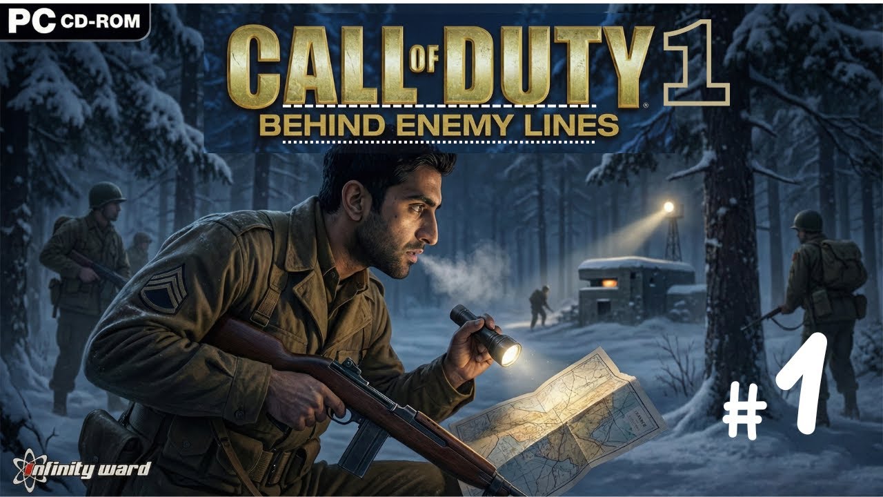 Call of Duty 1: American Campaign Mission 1 | Camp Toccoa Gameplay #cod #games