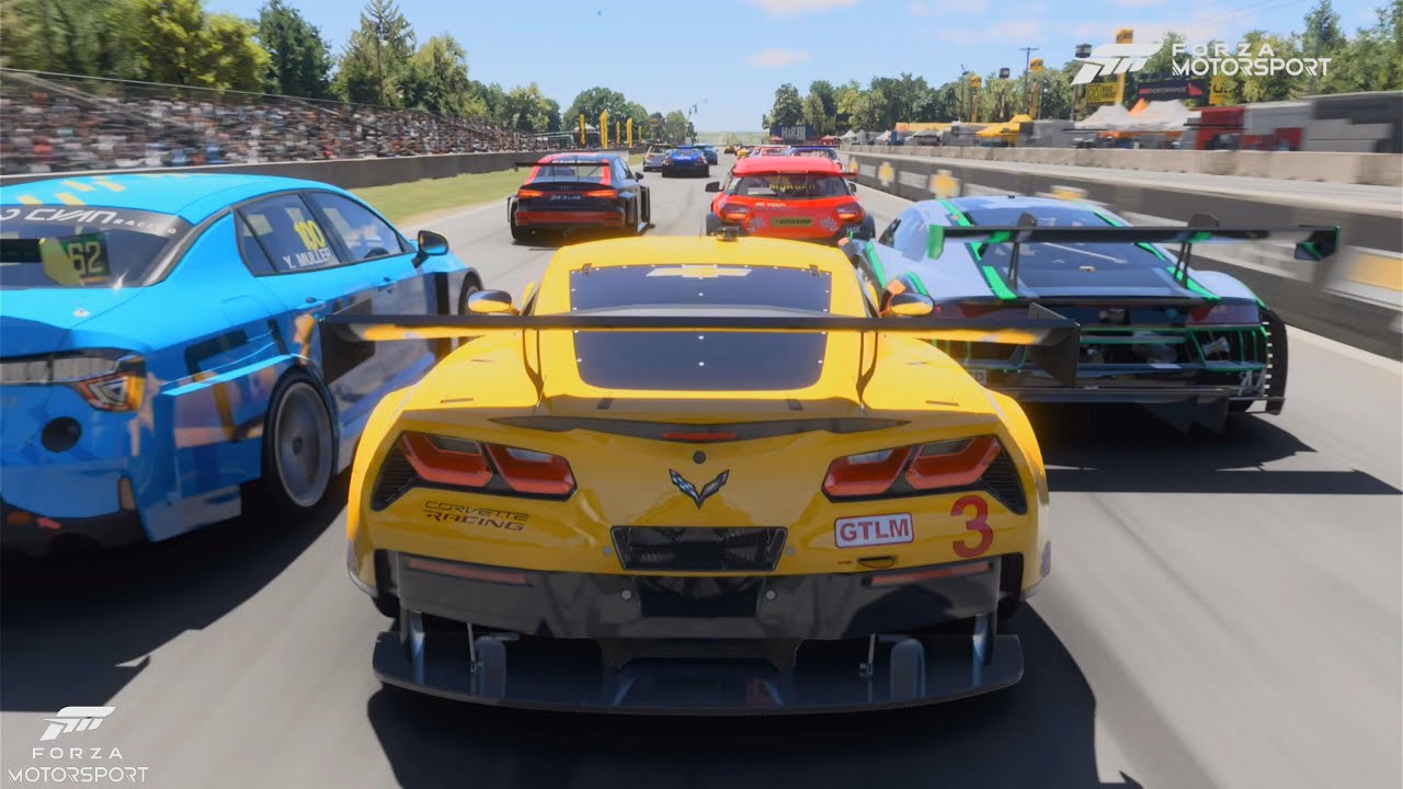 Forza Motorsport | Chevrolet Corvette C7.R '14 - Road America Full Circuit "Multiclass [XSX 4K]