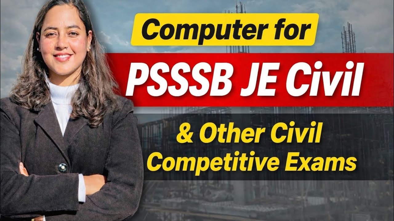 Most Expected Computer MCQS for PSSSB JE 2026 | Score 20 + Marks