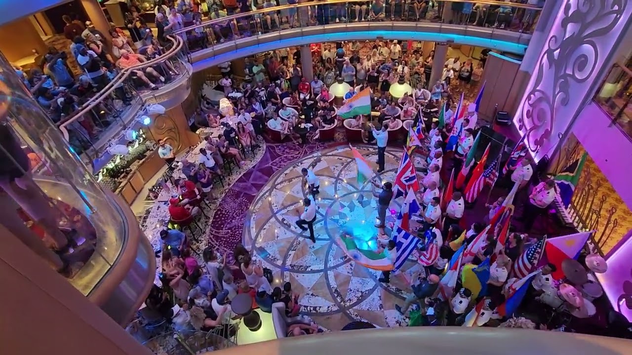 Parade of Flags on Serenade of the Seas.