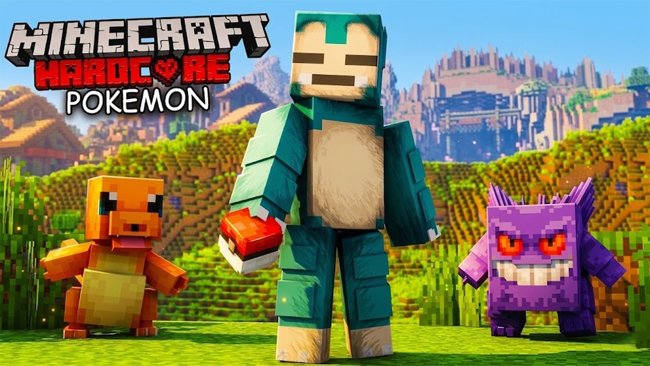 PRZEŻYŁEM 100 DNI JAKO TRENER POKEMON w MINECRAFT HARDCORE