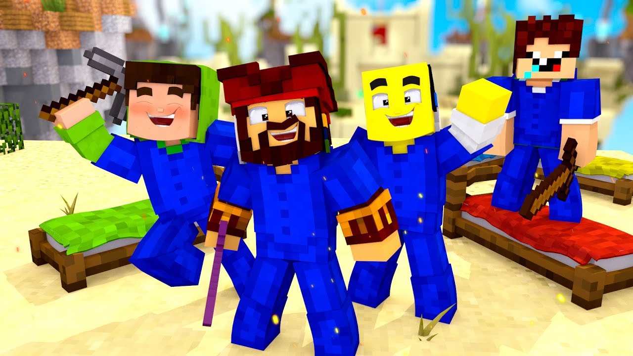 ZUEIRAS, TROLLAGENS E NOVO MAPA COM YOUTUBERS - BedWars #145