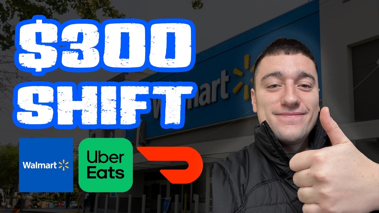 I Made $300 in 8 Hours of Gig Work (Walmart Spark, DoorDash, Uber Eats)