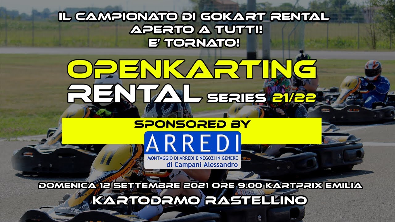 ISCRIVITI A OPEN KARTING RENTAL SERIES 21/22 ! IL CAMPIONATO DI GO KART APERTO A TUTTI E' TORNATO!