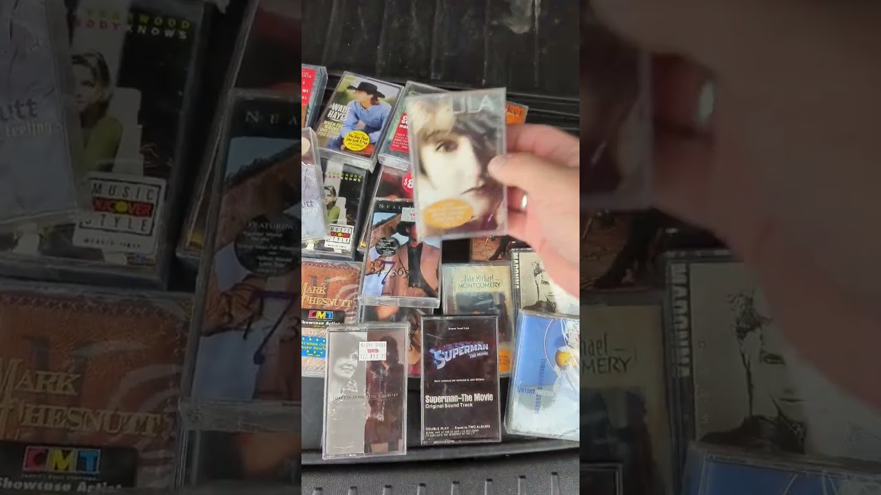 sealed country music cassette tapes #countrymusic #reseller