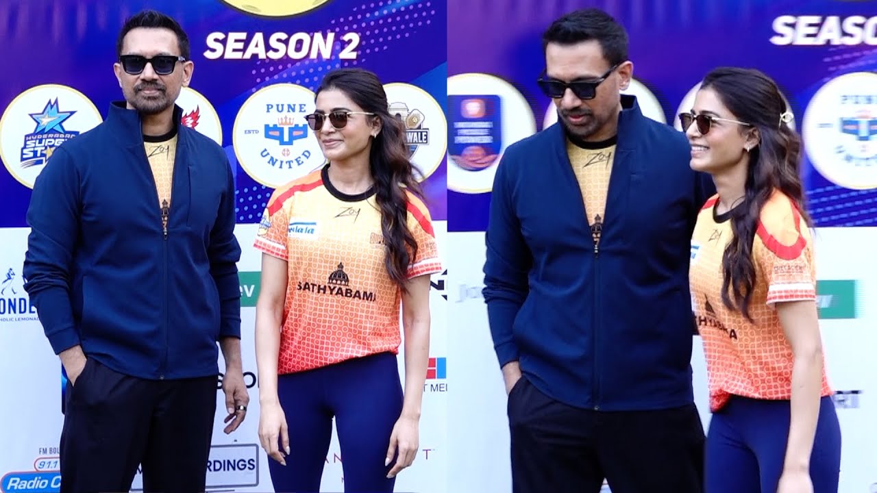 Samantha & Director Raj Nidimoru Visuals at World Pickleball League