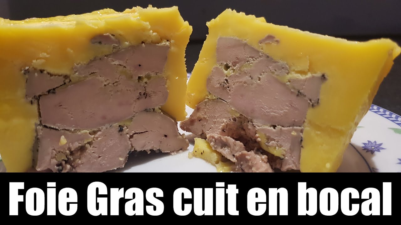 foie gras cuit dans des bocaux, longue conservation