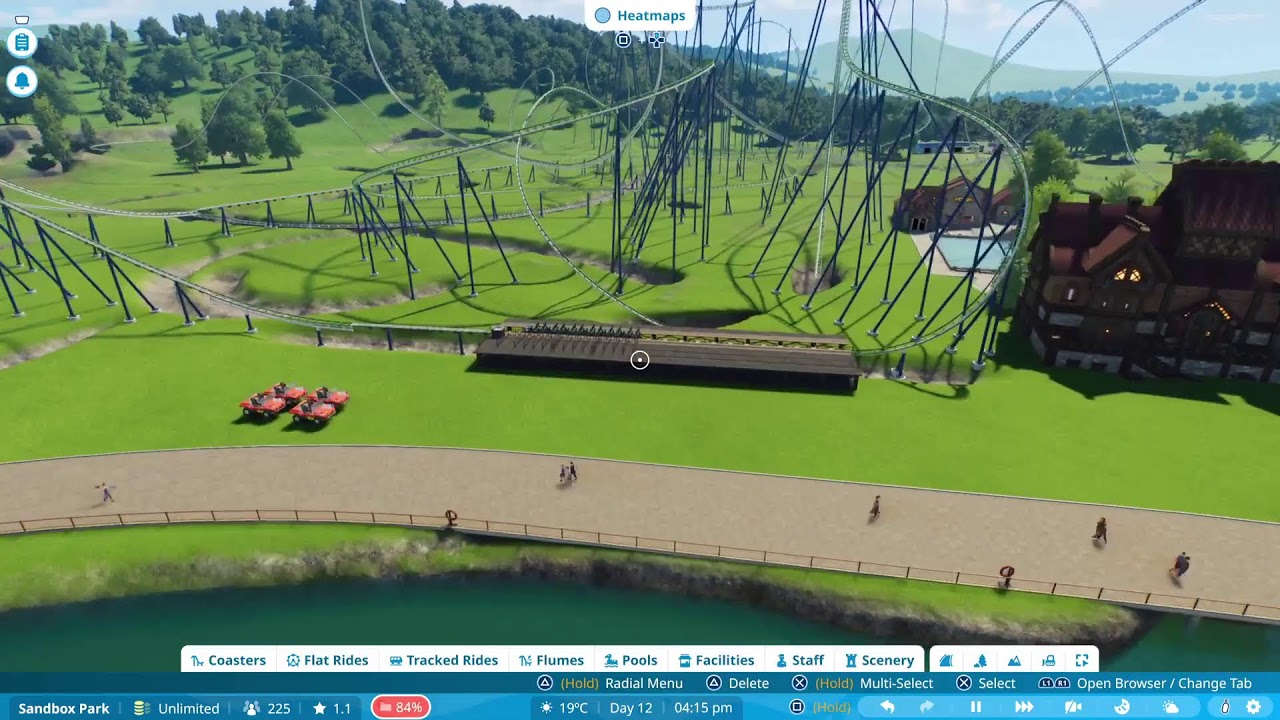 Planet Coaster 2 fireworks