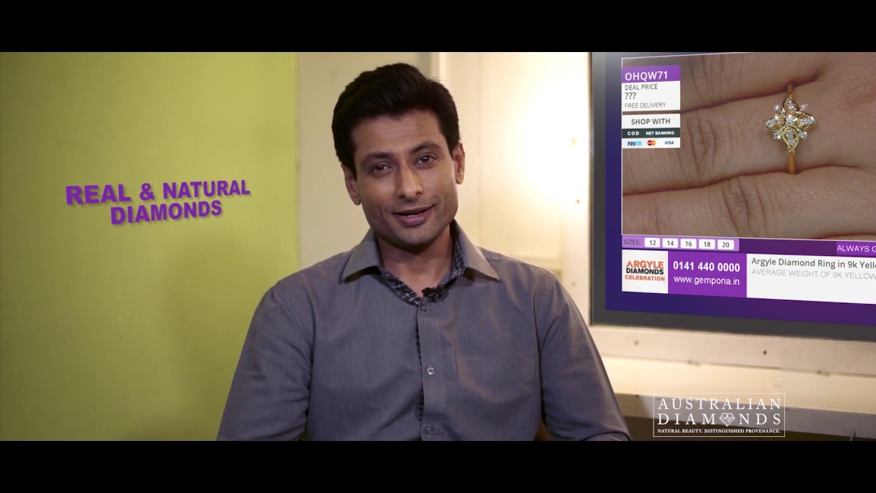 Indraneil Sengupta recommends Australian Diamonds from Gemporia!