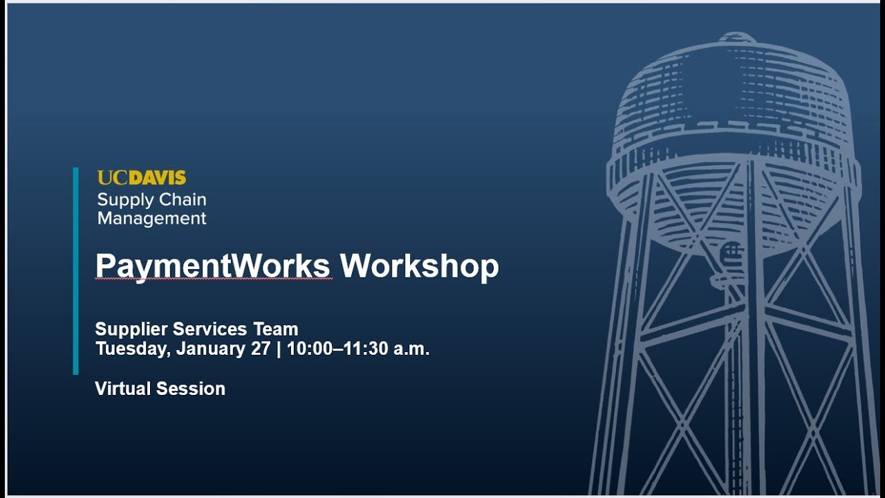 PaymentWorks Workshop