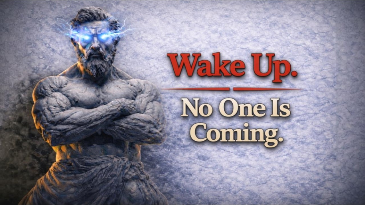 WAKE UP. NO ONE IS COMING | Stoicism | Inner Dominion