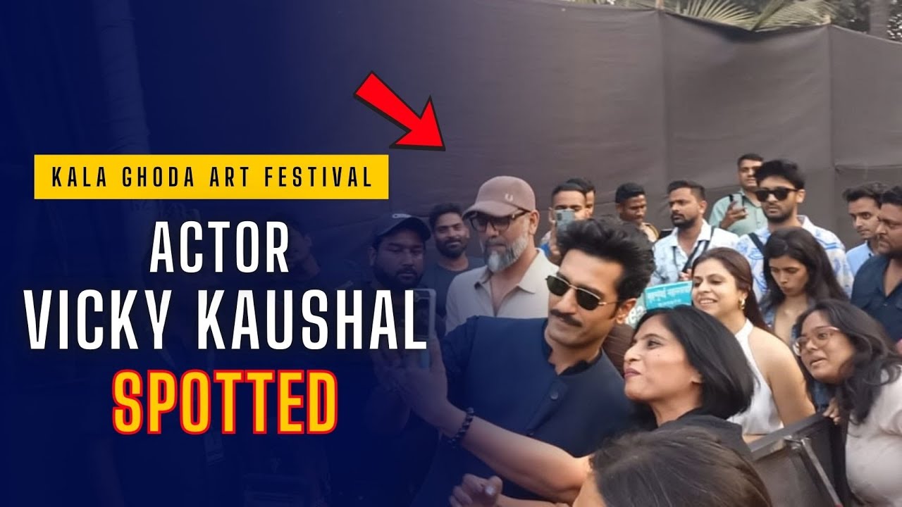 Kala Ghoda Art Festival Vlog | Vicky Kaushal Spotted at Film Promotion!😍🔥