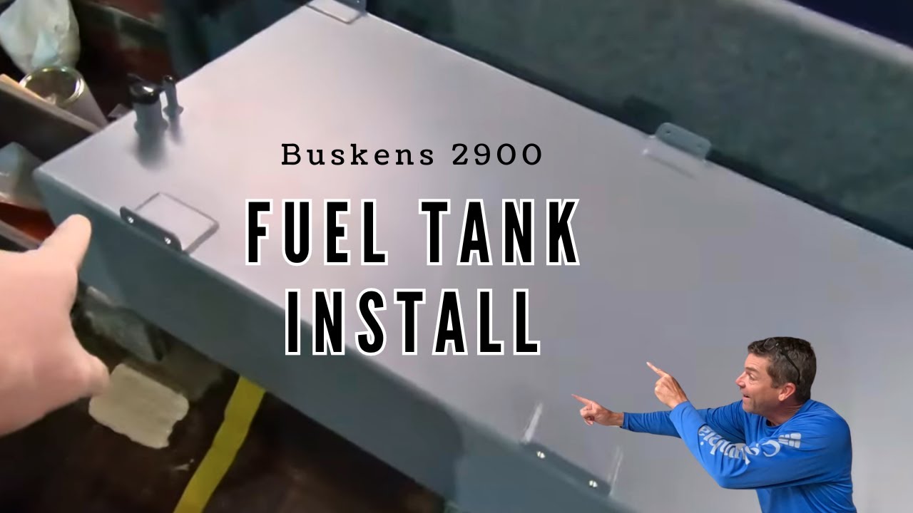 EP-3 WE ARE BUILDING A NEW BOAT! FUEL TANK INSTALL-THIS IS HOW WE DO IT