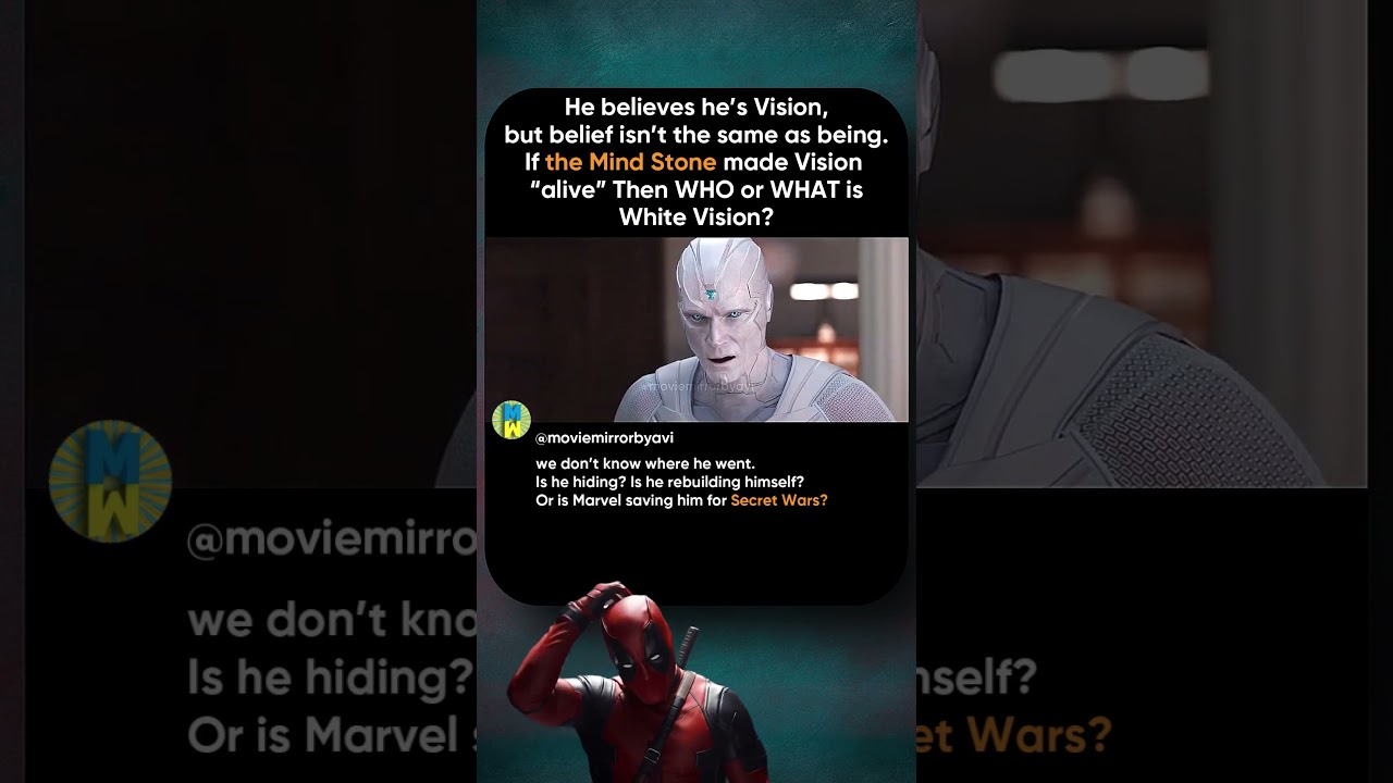 White Vision&rsquo;s Biggest Mystery&hellip; Is He REALLY Vision? 🤯