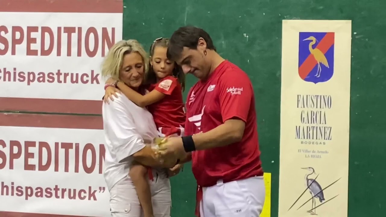 Pelota vasca Despedida pelotari Garrido 