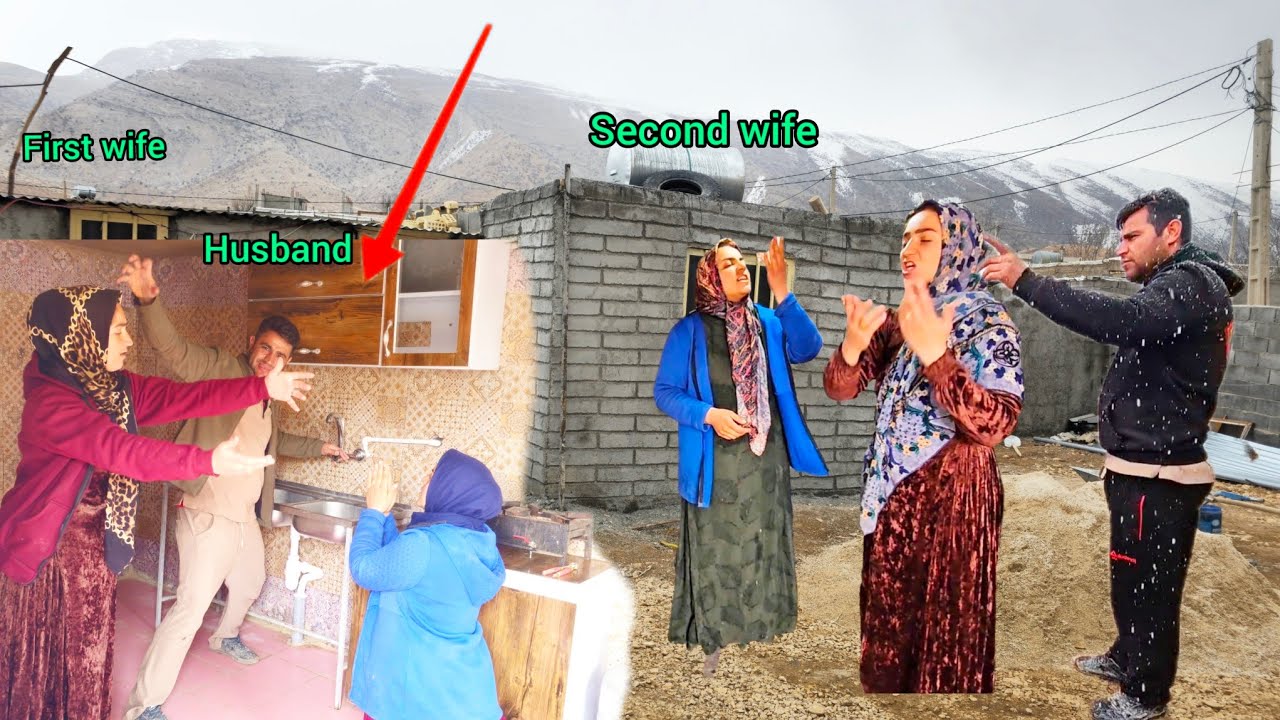Finally, Mr. Rahmat built his second wife's dream kitchen :Is the First Wife Up to New Deceptions?