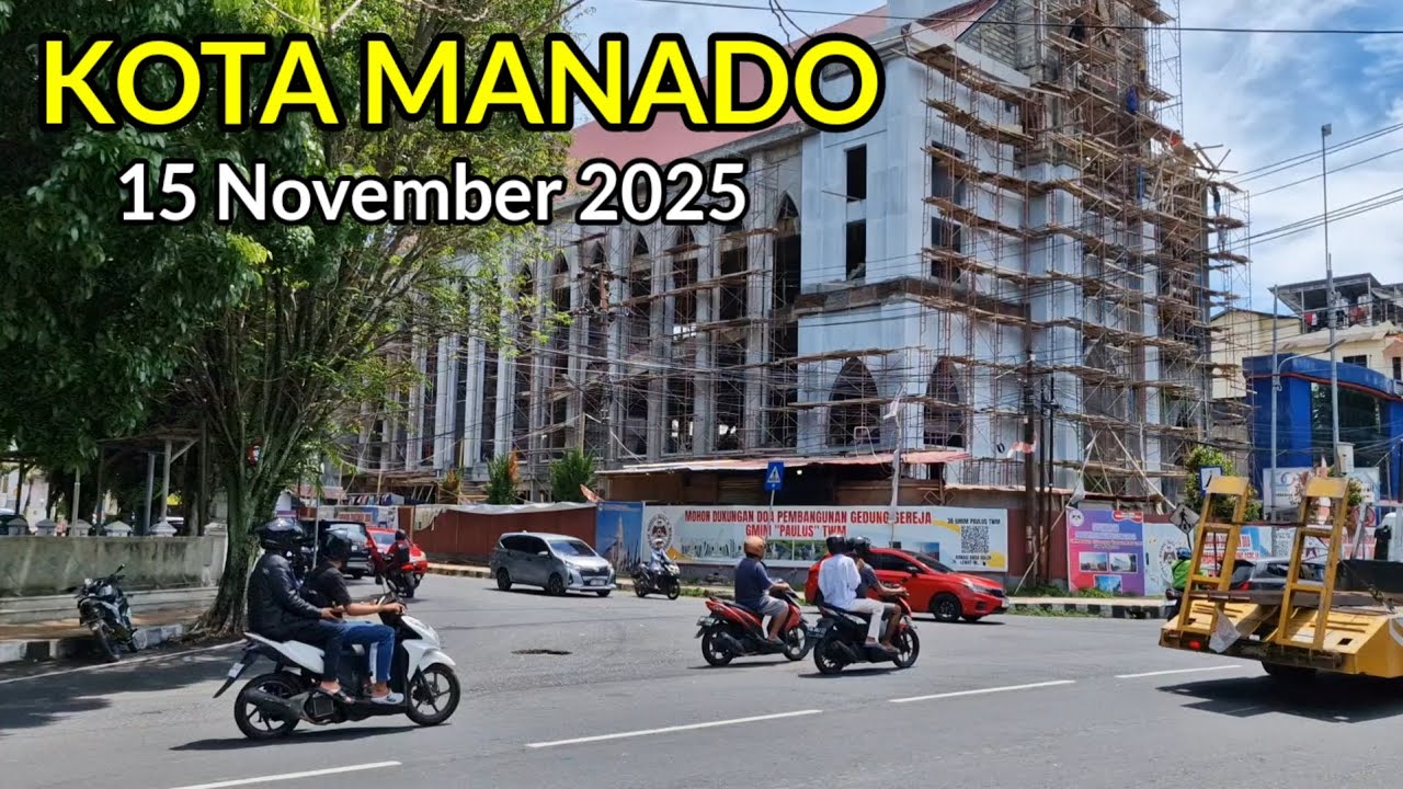 Suasana Kota Manado 15 November 2025 di Beberapa Tempat
