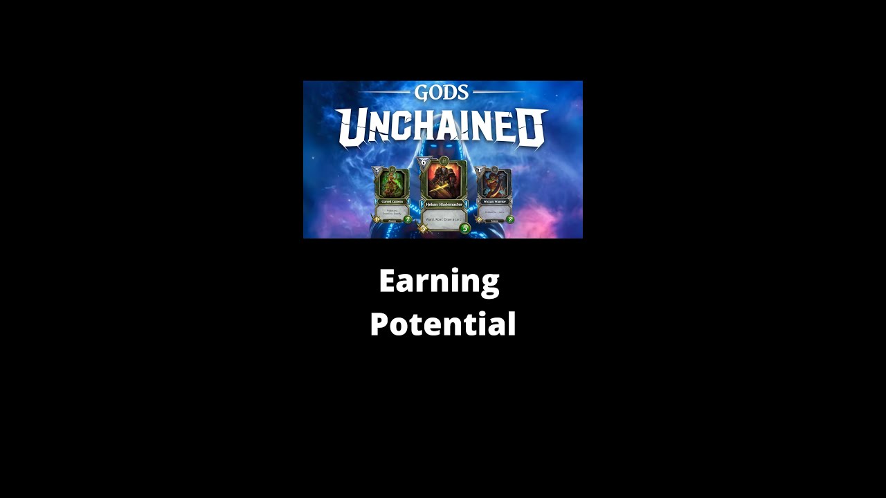 Gods Unchained NFT Game Earning Potential #shorts #godsunchained #nftgaming