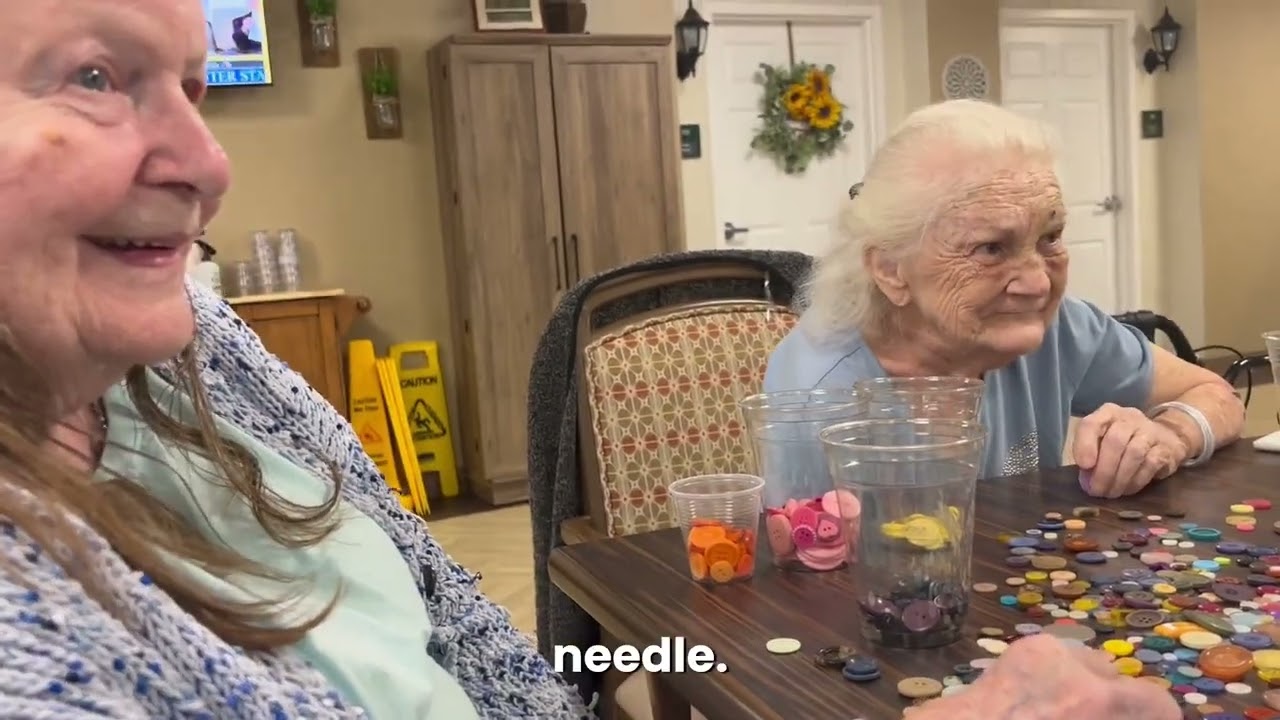 Grab a Game and Go with our Memory Care Residents