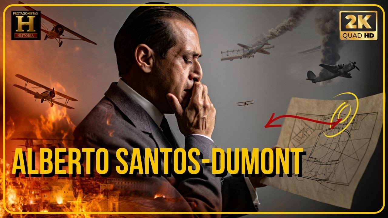 A Tragédia do Gênio Brasileiro  Santos Dumont |  Viu seus Aviões Transformados em Armas.