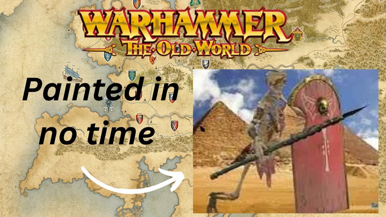 Warhammer The Old World : Tomb Kings Spearmen painted