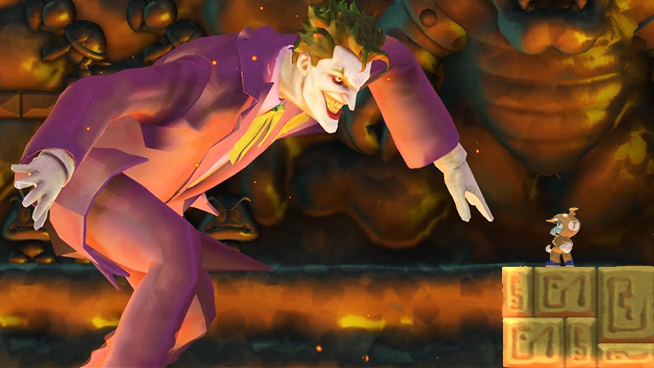 Joker in New Super Mario Bro Wii. U vs Mario Party 9 Minigames