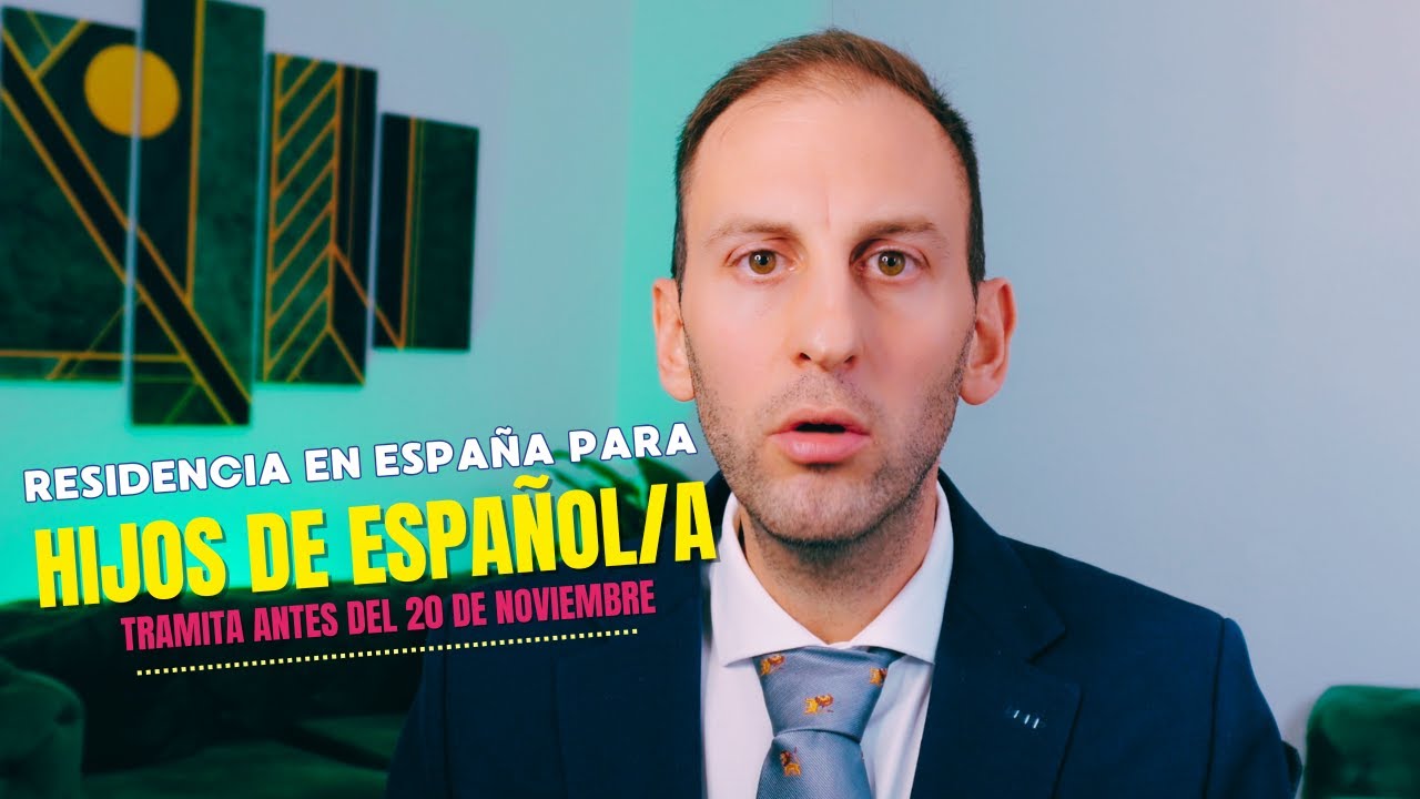 👉 ¿Tu madre o padre es español 🇪🇸? Estas son las residencias que puedes tramitar en España 👇