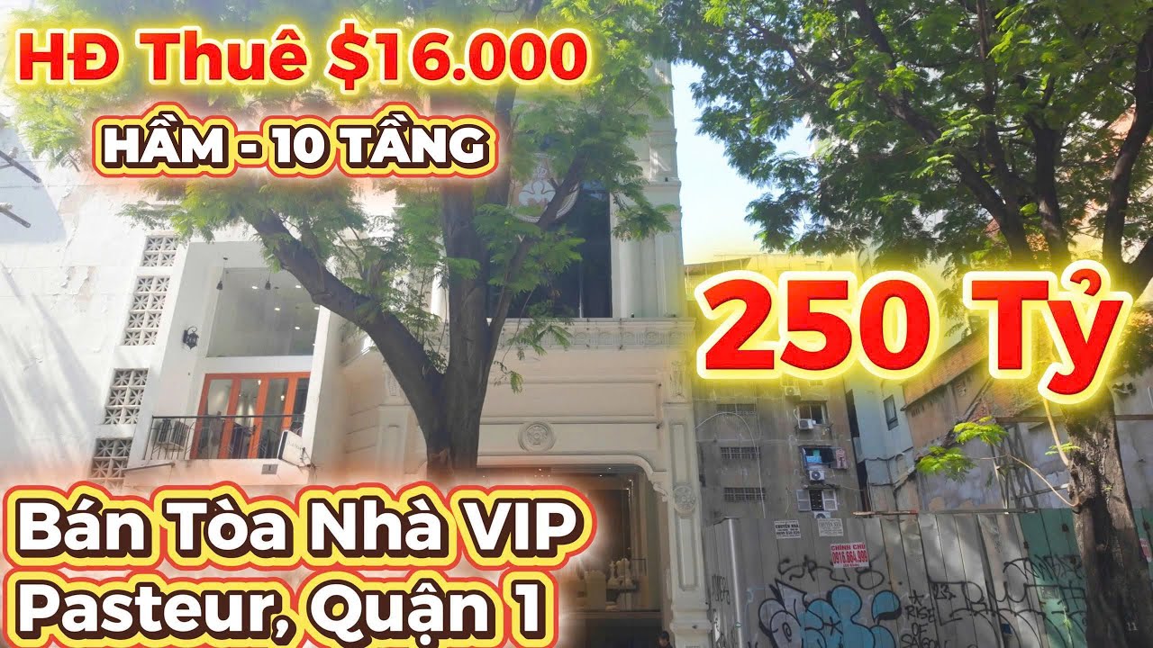 BÁN TÒA NHÀ CỰC ĐẸP QUẬN 1  TRUNG TÂM, NGAY CHỢ BẾN THÀNH
