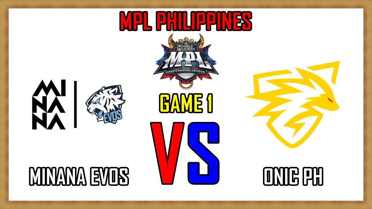 MINANA EVOS VS ONIC PH - GAME 1 | MPL PHILIPPINES SEASON 12 - REGULAR SEASON | MNNE VS ONIC (ENG)