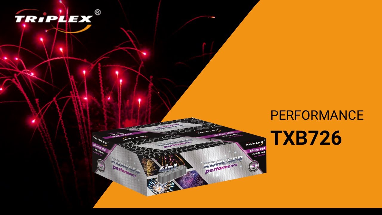 FAJERWERKI TXB726 PERFORMANCE TRIPLEX FIREWORKS