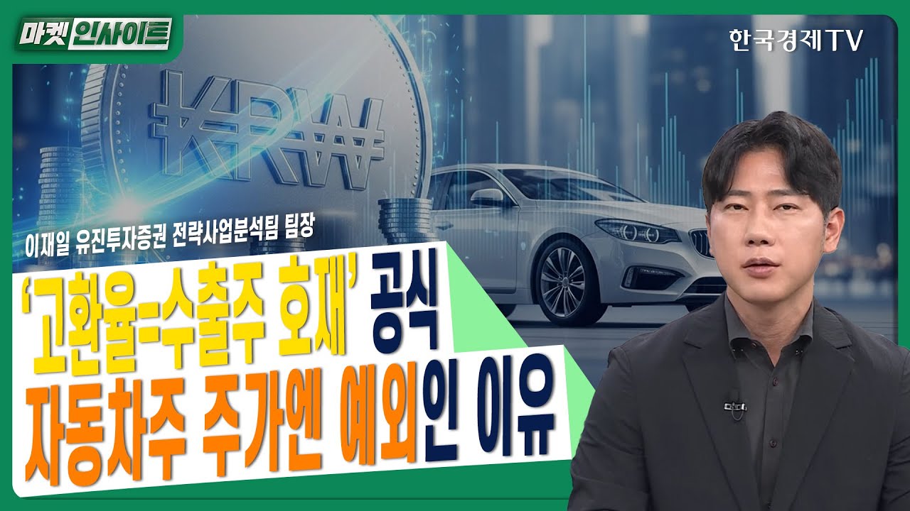 '고환율=수출주 호재' 공식&hellip;자동차주 주가엔 예외인 이유ㅣ이재일 유진투자증권 전략사업분석팀 팀장ㅣ#자동차산업 #현대차 #기아 #자동차주전망