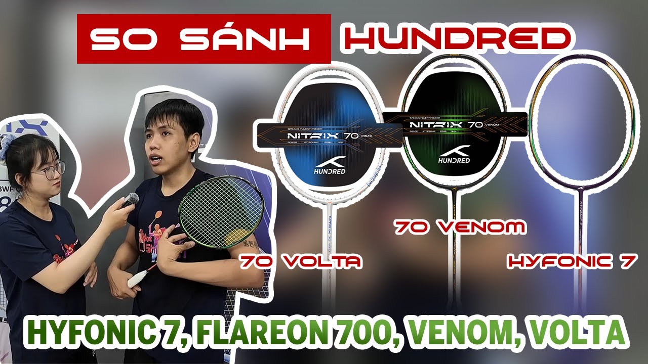 So Sánh Hundred Nitrix 70 Venom, Nitrix 70 Volta , Hyfonic 7 và Flareon 700 | Test Thực Tế