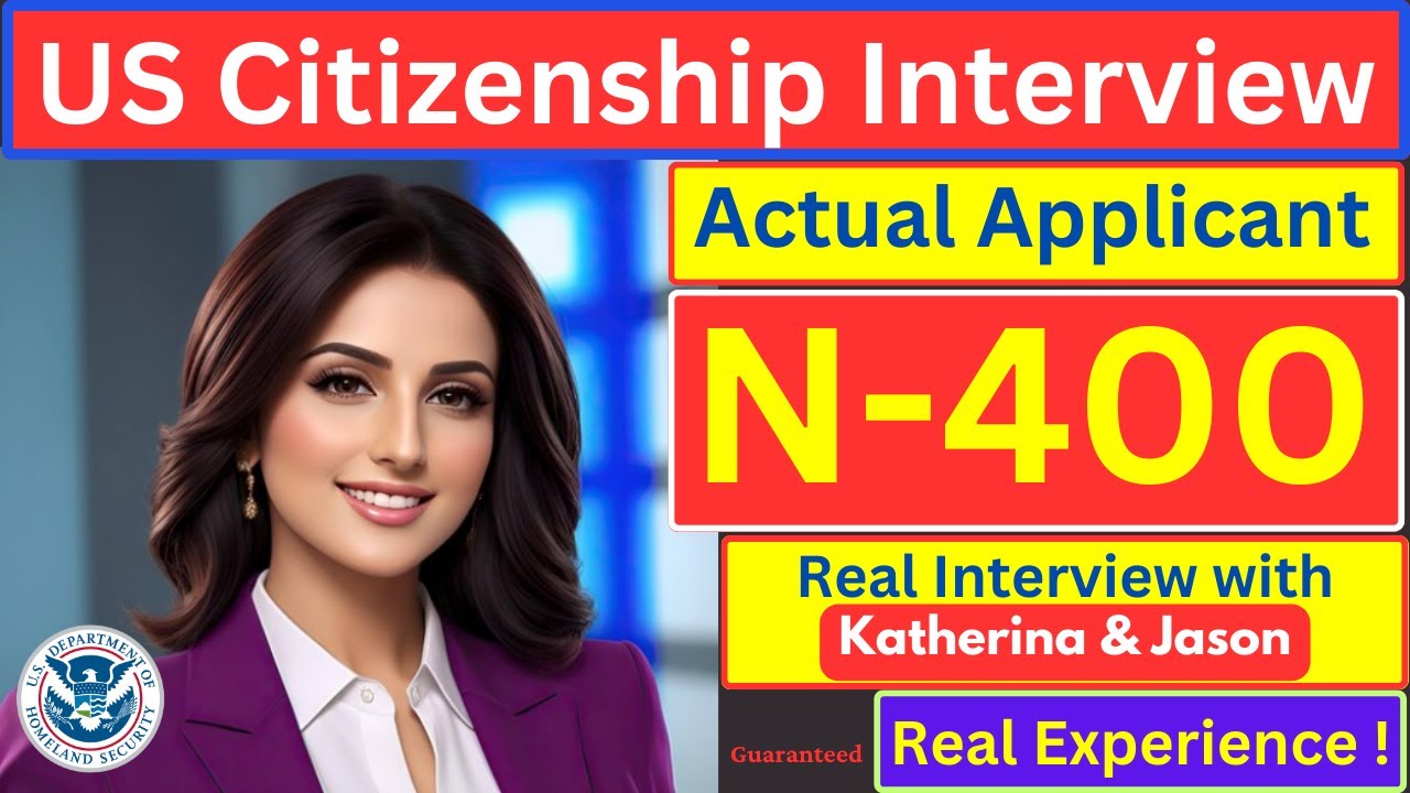 US Citizenship Interview 2023 | Real N-400 Naturalization Interview with actual Applicant Katherina