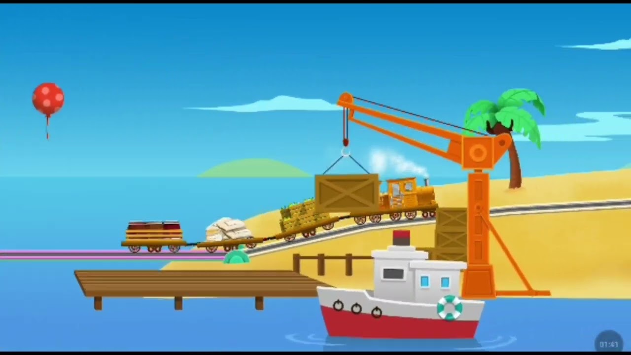 Train Builder - Train simulator & driving Games for Kids | Kids Learning | Kids Games 