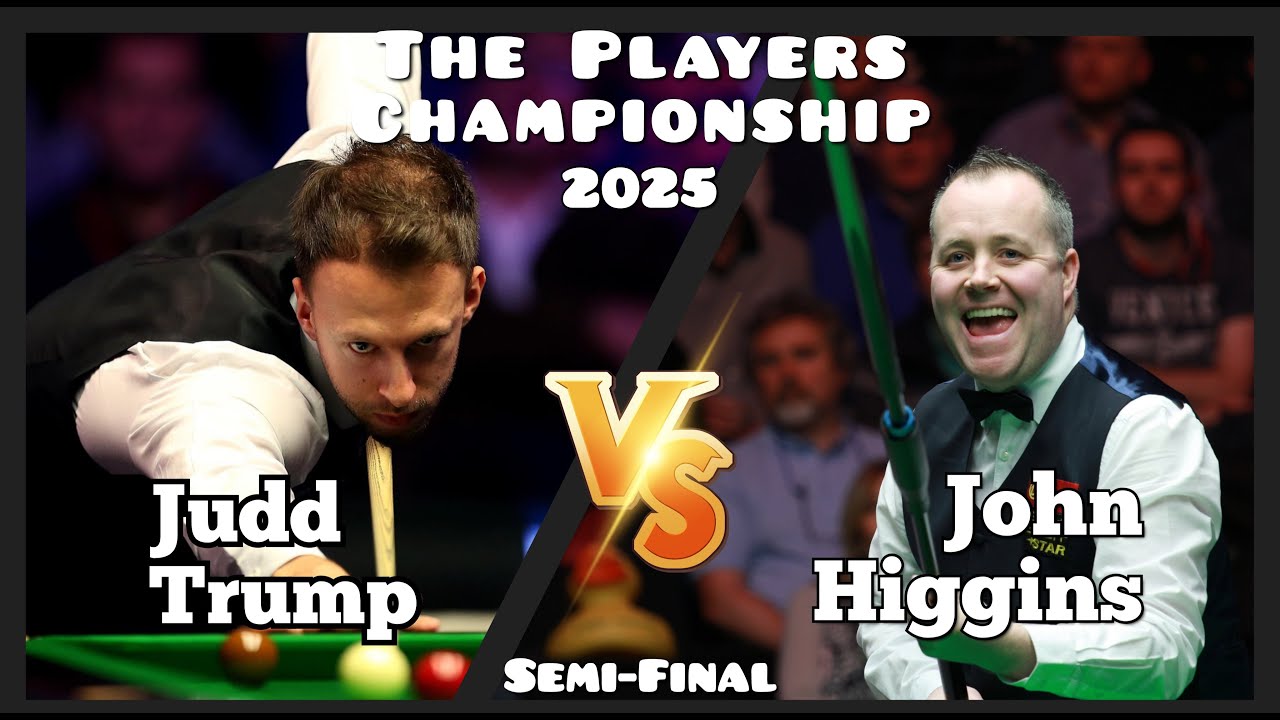 Judd Trump vs John Higgins - Players Championship Snooker 2025 - Semi-Final Live (Full Match)