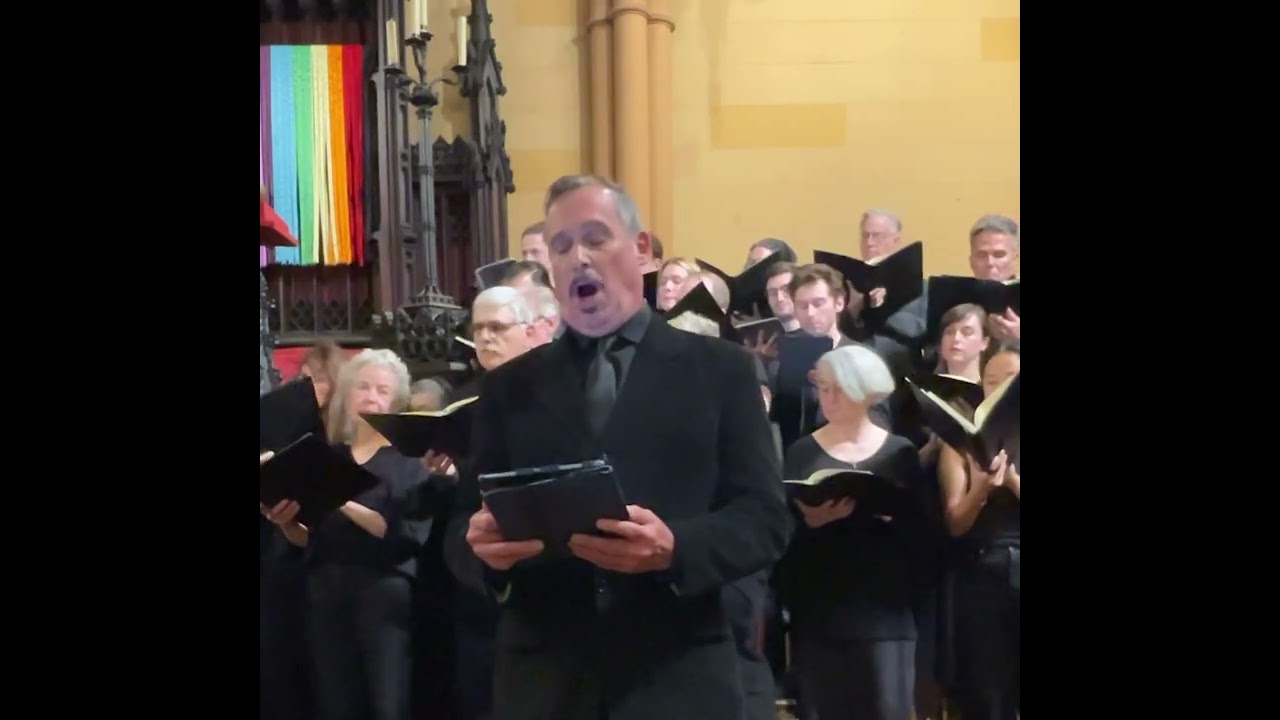 Brahms Ein Deutches Requiem; Herr, lehre dich mich; Peter Kendall Clark, baritone