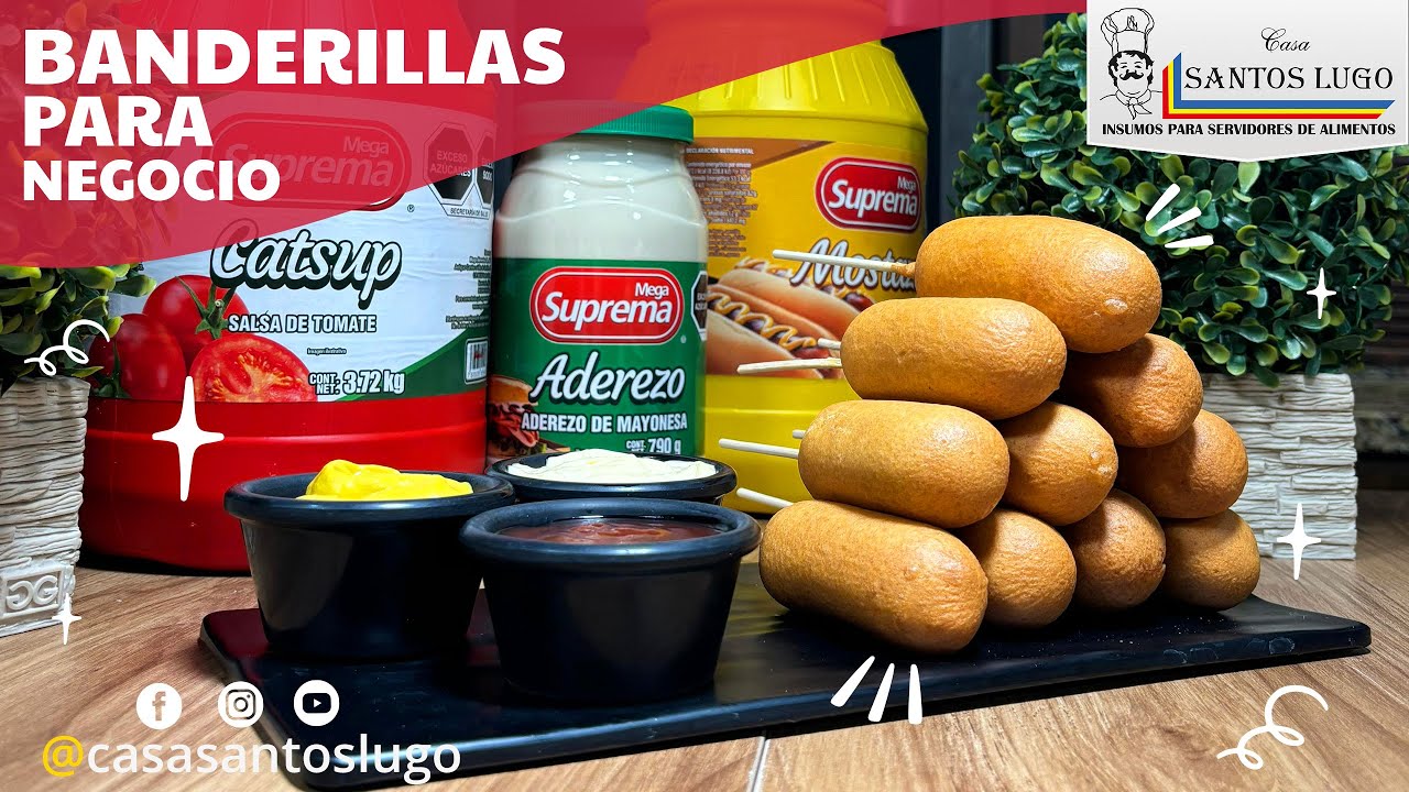 CÓMO HACER BANDERILLAS ⭐RECETA FÁCIL Y RÁPIDA⭐