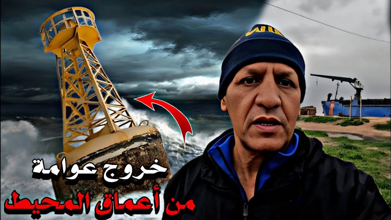 خروج عوامة من أعماق المحيط إلى شاطئ السبليط في مدينة المحمدية منزلة حقيقية