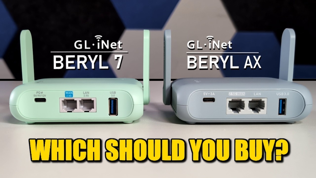 Gl.iNet Beryl 7 vs Beryl AX Travel Router - What Is The Difference?