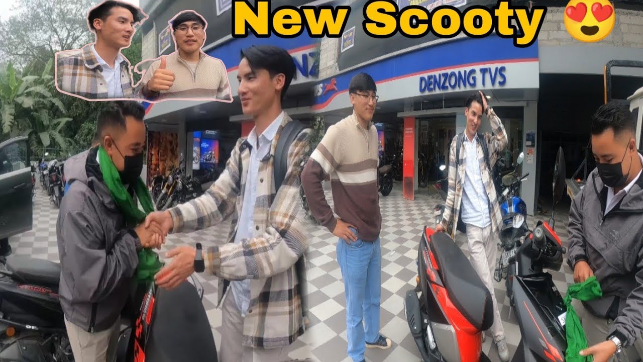 Gangtok Dekhi New Scooty Layo😍|Denzong TVS Showroom Ranipool East Sikkim |