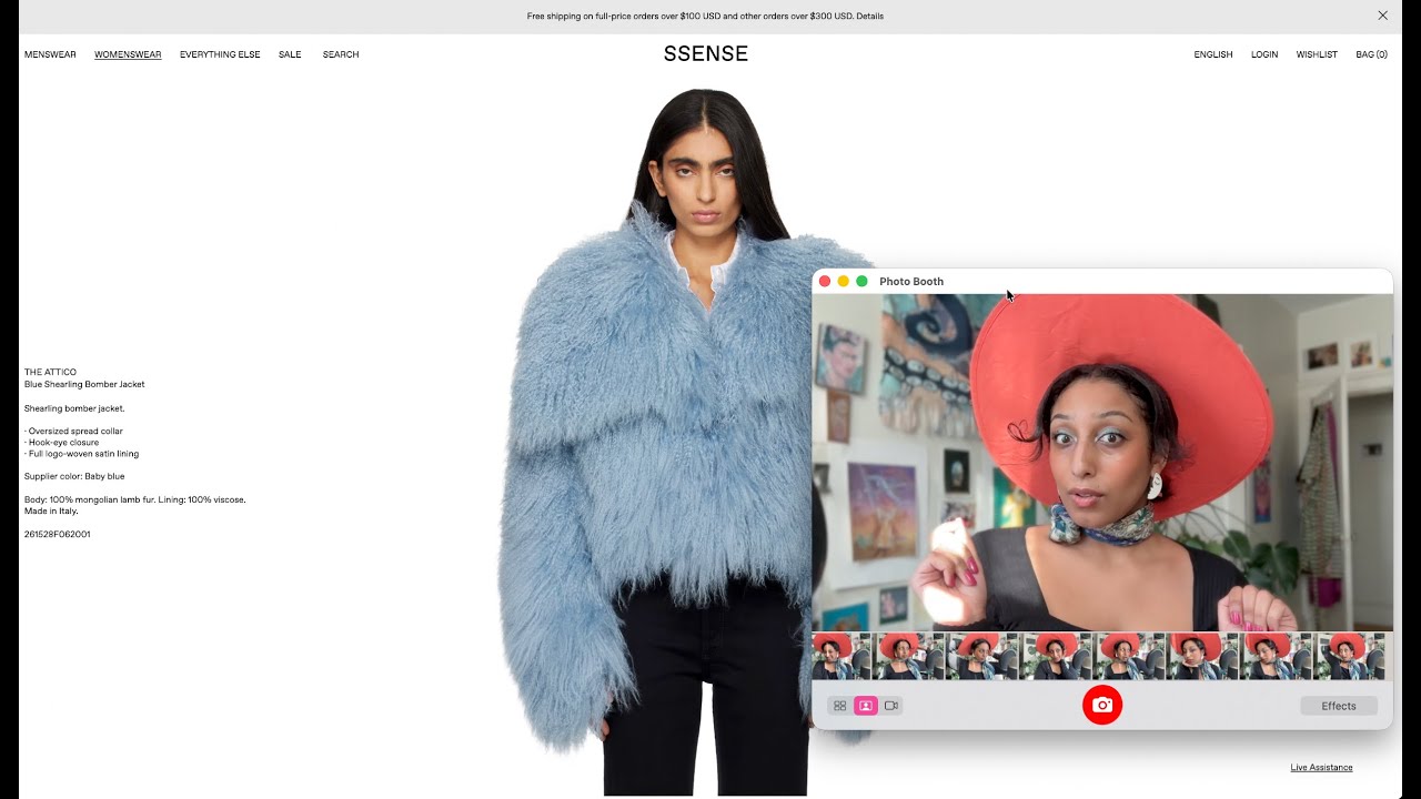 majoring in anatomy at SSENSE university | window shopping