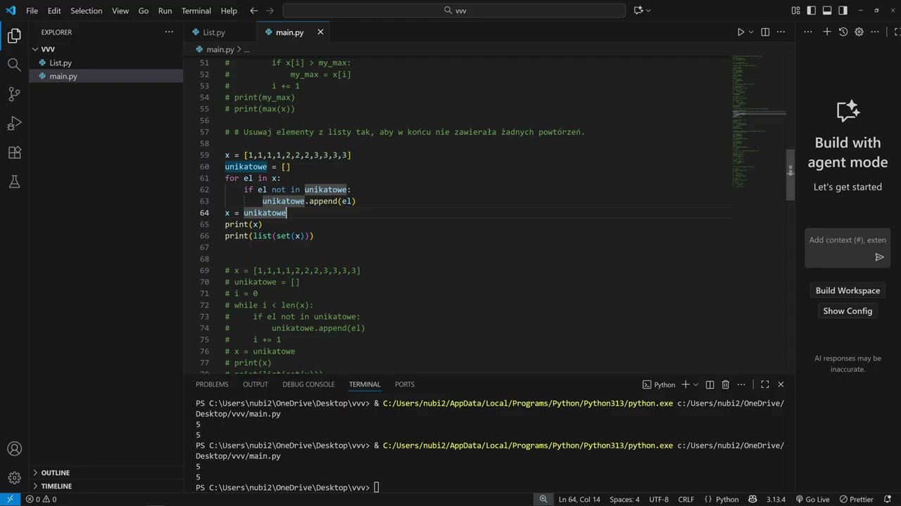 Podstawa Python - 6.1 List